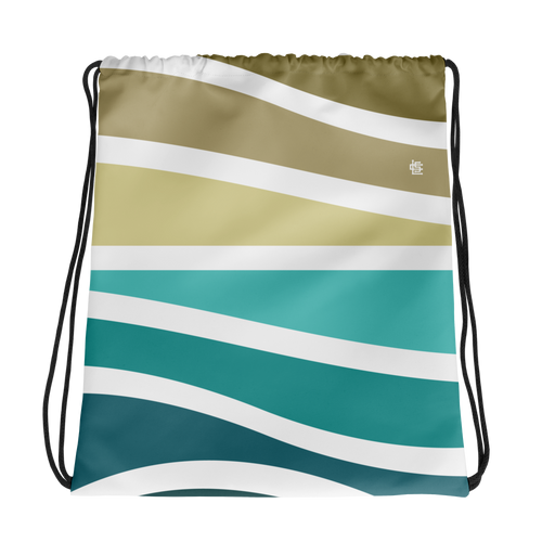 Sun Wave Drawstring Bag