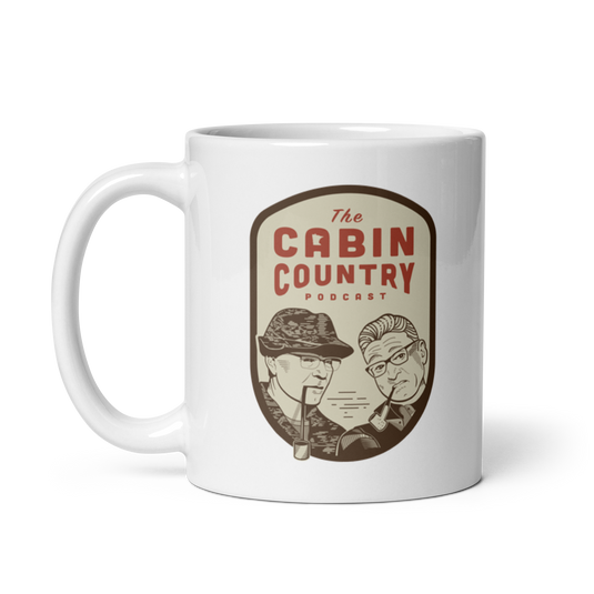 The Cabin Country Podcast Mug - Tan