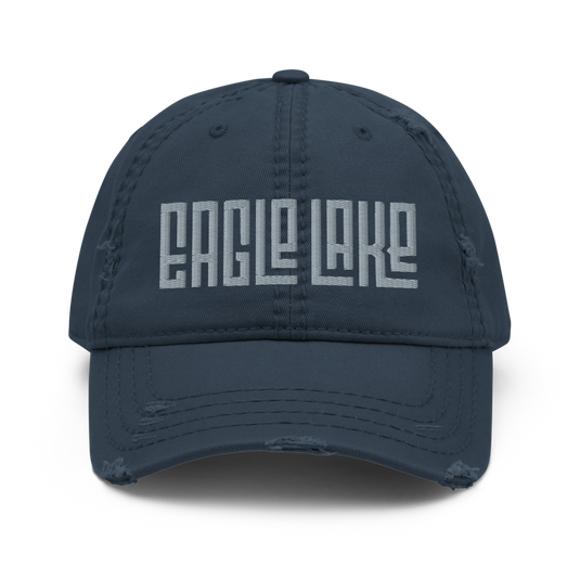 Eagle Lake Distressed Dad Hat
