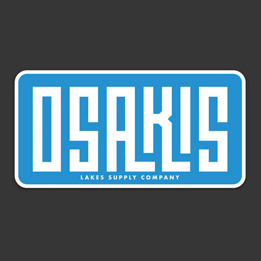 Lake Osakis Sticker - Grid Style