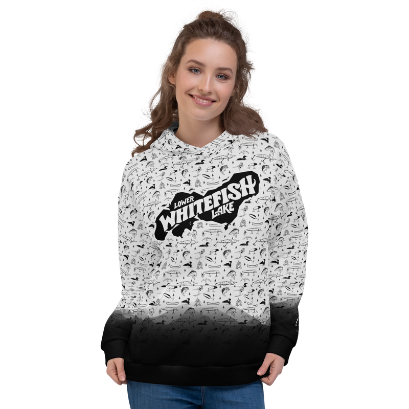 Load image into Gallery viewer, Lower Whitefish Lake Things Hoodie
