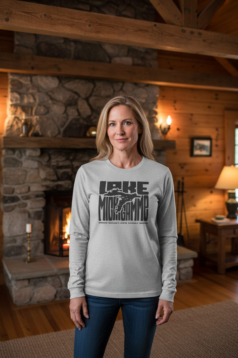 Load image into Gallery viewer, Michigamme Lake Long Sleeve Tee
