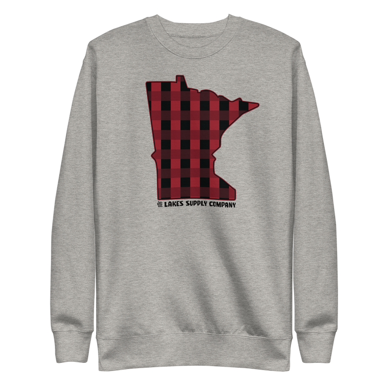 Load image into Gallery viewer, Minnesota State Plaid Sweatshirt
