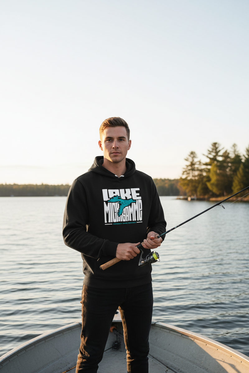 Load image into Gallery viewer, Michigamme Lake Hoodie
