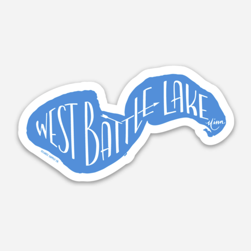 West Battle Lake Sticker