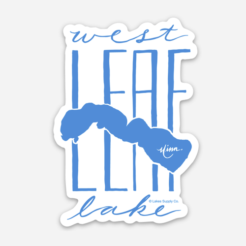 West Leaf Lake Sticker