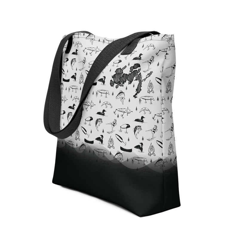 Load image into Gallery viewer, Whitefish Chain Lake Things Tote
