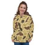 Minnesota Lake Sweatshirt Vintage Camo Camouflage - Women's Front - Lakes Supply Co.