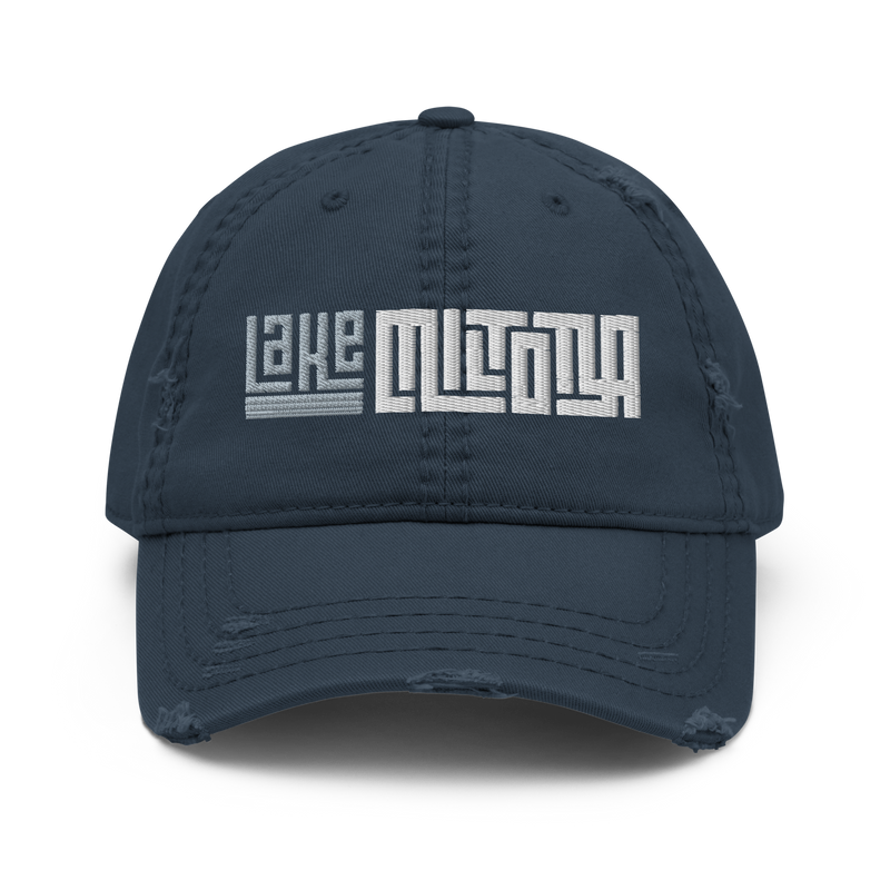 Load image into Gallery viewer, Lake Miltona Distressed Dad Hat
