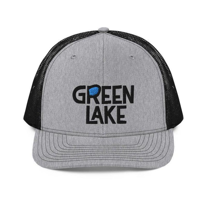Load image into Gallery viewer, green-lake-minnesota-trucker-cap-kandiyohi-grey-white
