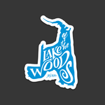Lake of the Woods Minnesota sticker by Lakes Supply Co.
