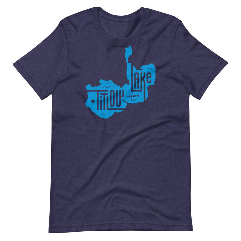 Load image into Gallery viewer, lake-titlow-minnesota-tee-navy-unisex
