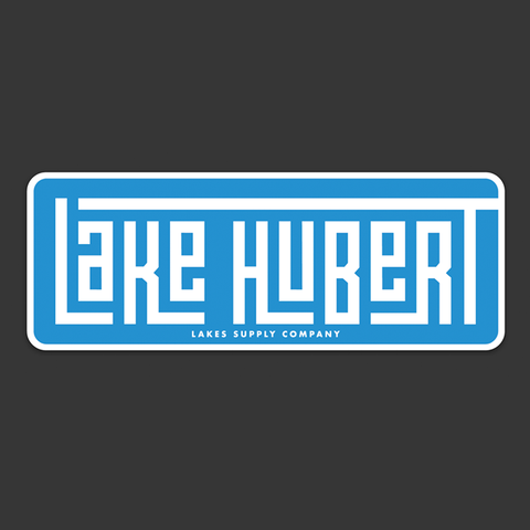Lake Hubert Sticker - Grid Style