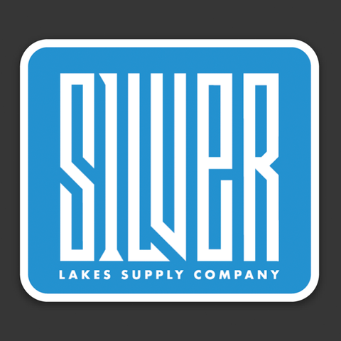 Silver Lake Sticker - Grid Style