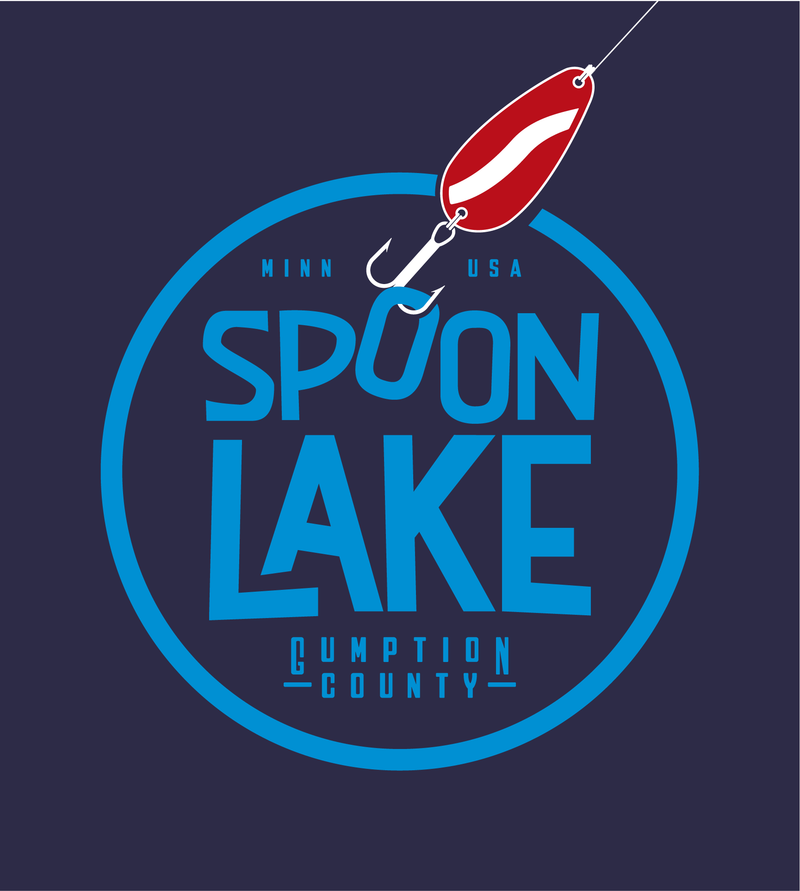 Load image into Gallery viewer, spoon-lake-am1500-design-gumption-county-minnesota-navy-unisex
