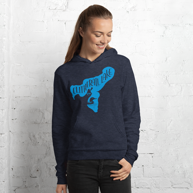 Load image into Gallery viewer, Clitherall Lake - Loon Hoodie
